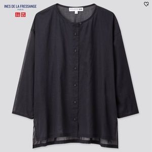 NWT Uniqlo Gauze Blouse